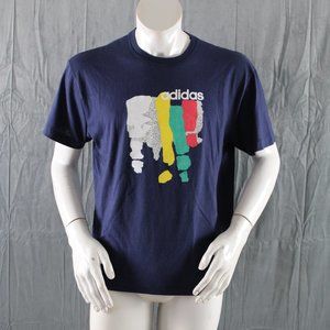 Vintage Adidas Shirt - Abstract 3 Stripes - Men's Large